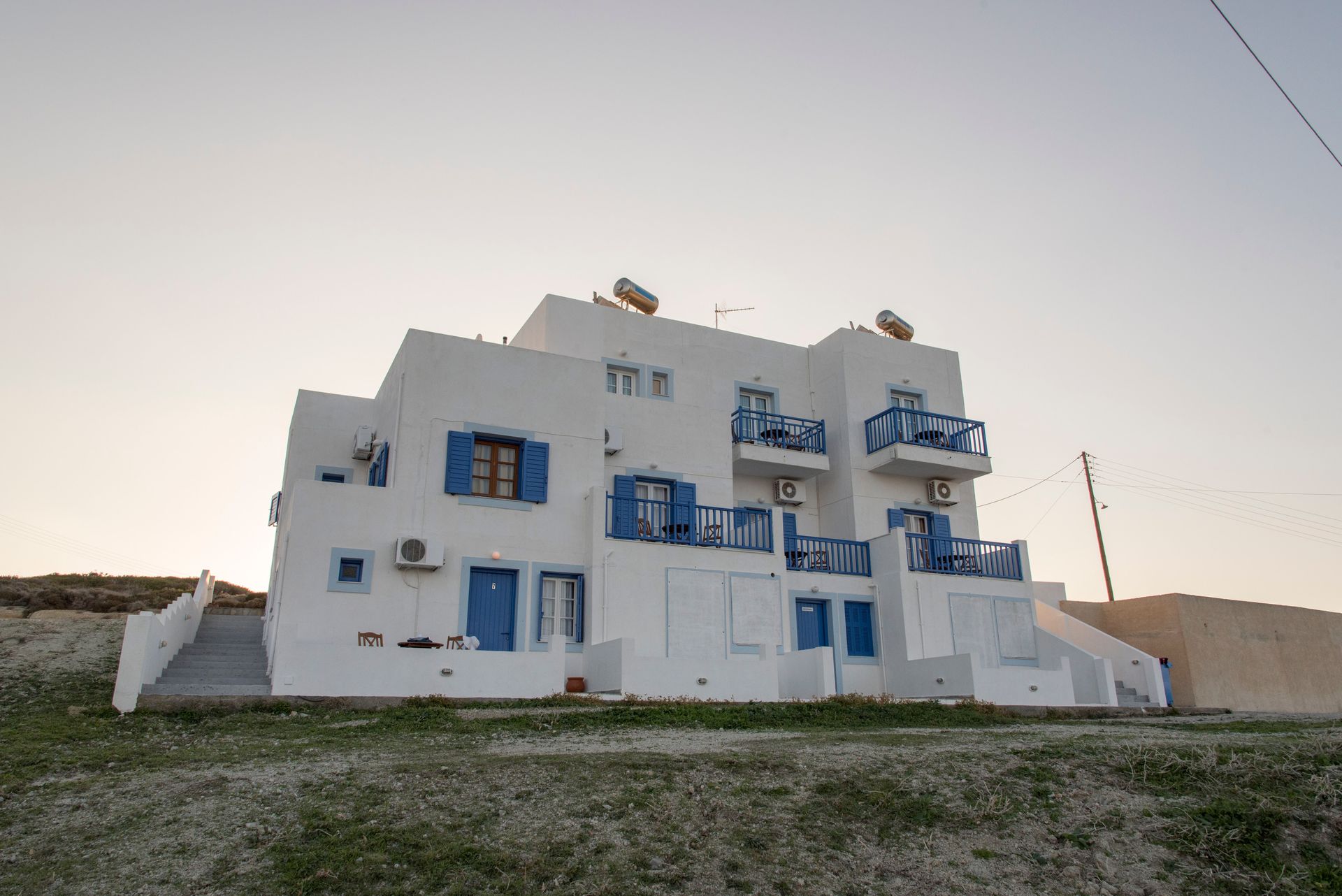 Polyegos View in Pollonia, Greece